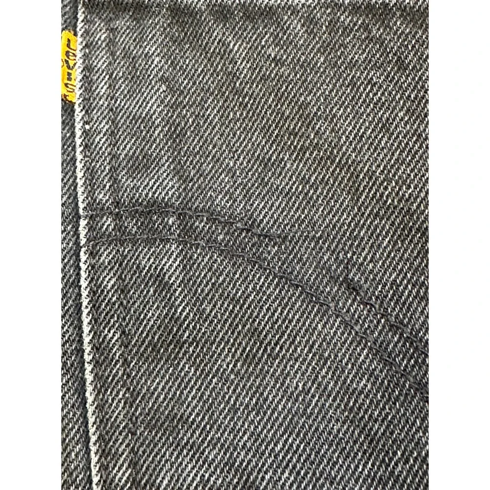 Vintage Levis 505 Orange Tab Jeans Mens 38x30 Faded Black Straight Leg Denim